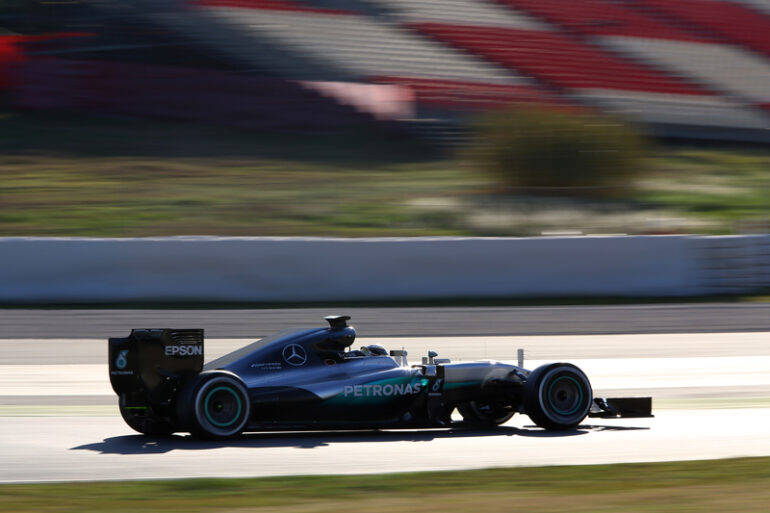 Mercedes barcellona F1