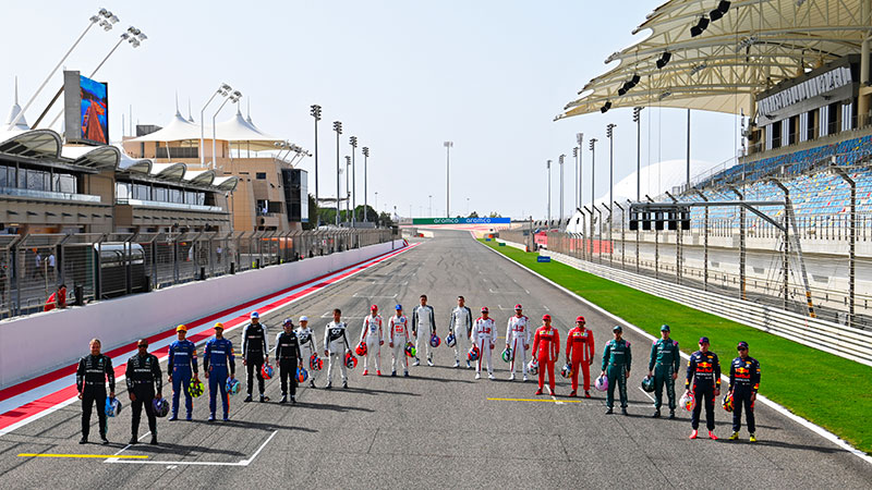 F1 piloti griglia