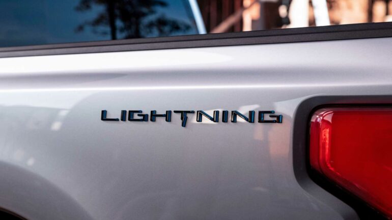 ford f 150 lightning teaser