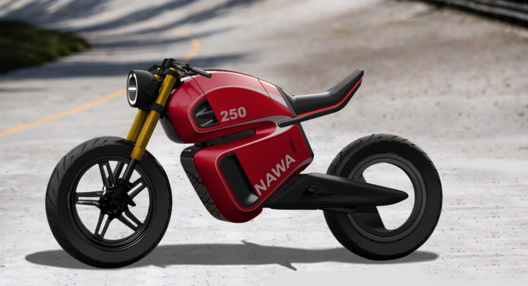 NAWA presenta una moto elettrica che percorre 300 km con una carica NAWA