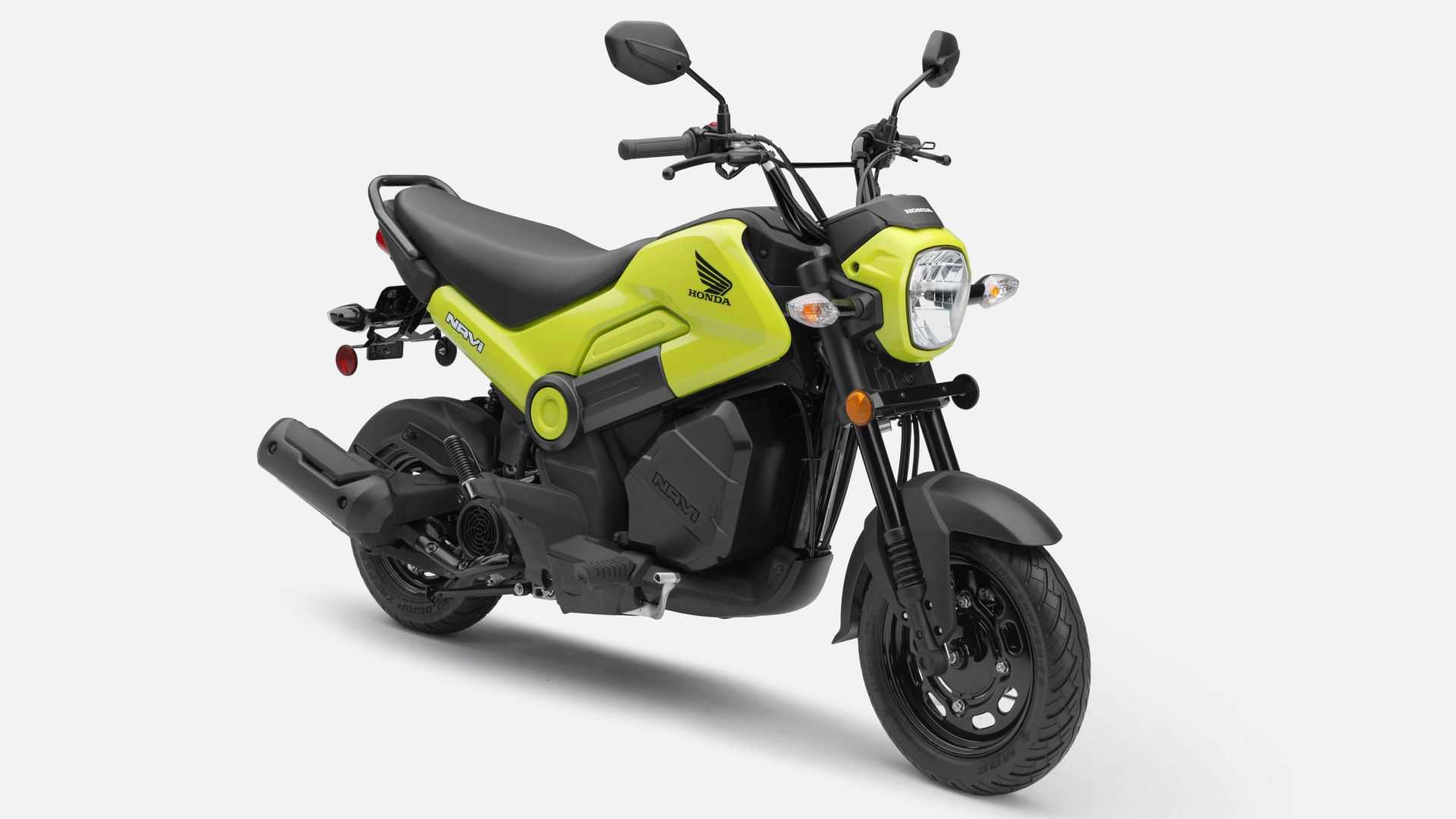 2022 honda navi grasshopper green front right angle view
