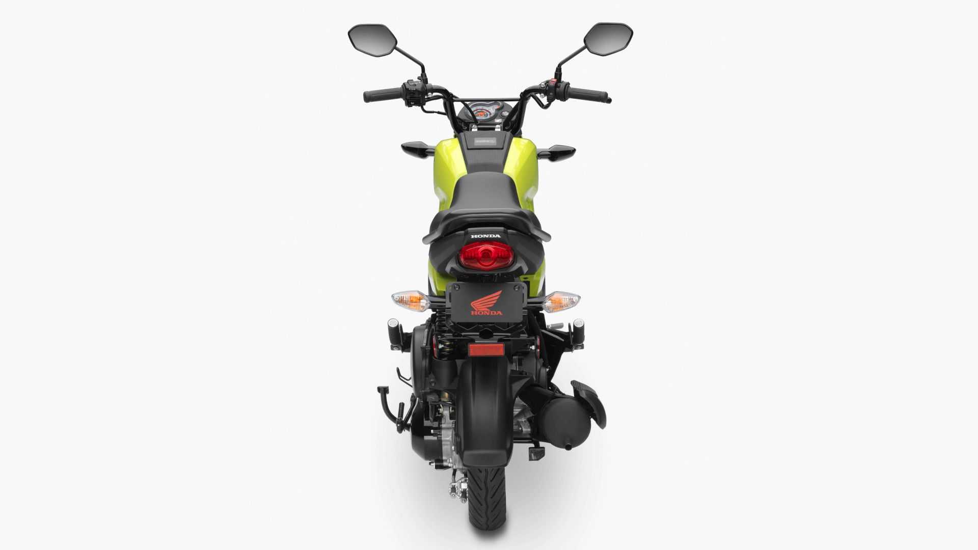 2022 honda navi grasshopper green rear view