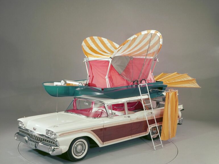 the 1959 ford country squire camper the pushbutton dream camper that never was 1