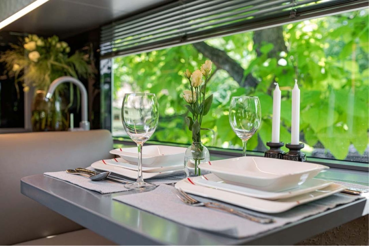 drool over dembell side storage luxury motorhome with garage for your motorcycle 11