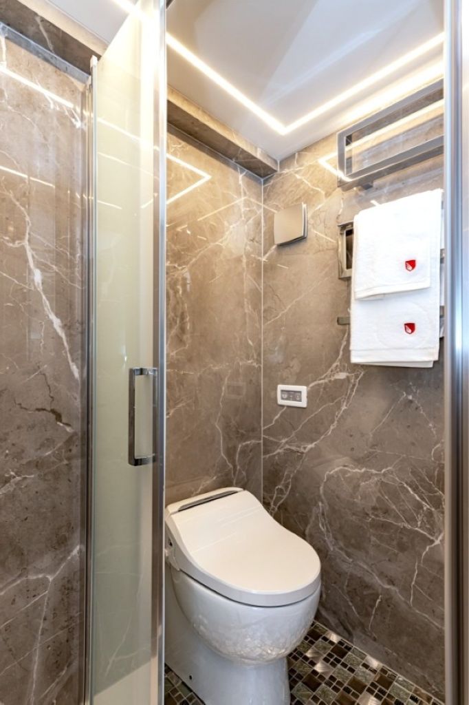 drool over dembell side storage luxury motorhome with garage for your motorcycle 5