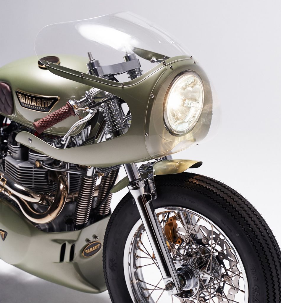 triumph thruxton 900 cafe racer jade 16 min