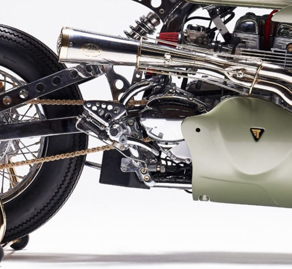 triumph thruxton 900 cafe racer jade 25 min