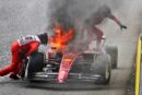 carlos sainz escapes ferrari fire austria planetf1