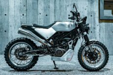 custom husqvarna svartpilen 401 built by revival cycles is a display of artful metalwork 1