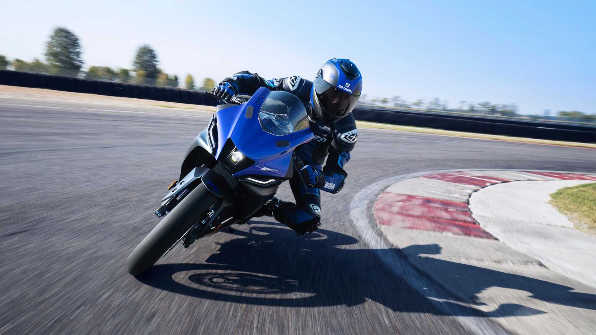 2023 yamaha yzf r125 track left