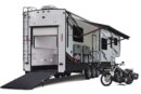 cedar creek s 385th fifth wheel stands out with a luscious interior and a toy garage 1