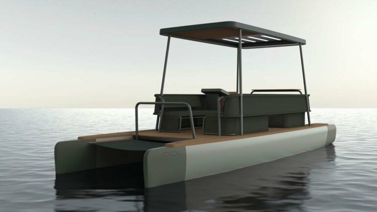 solar electric boat pol lux is perfect for a sustainable party in the middle of a lake 206935 1
