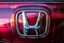 HONDA badge on a car