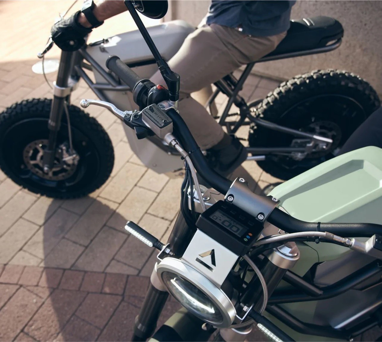 land moto s district scrambler is an off road ready e motorcycle capable of over 70 mph 2