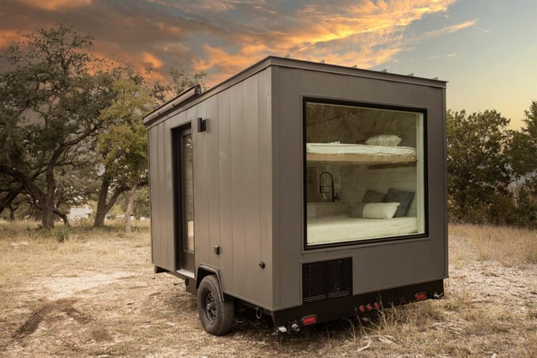 roam is a tiny room on wheels designed to offer everything needed for off grid adventures 2