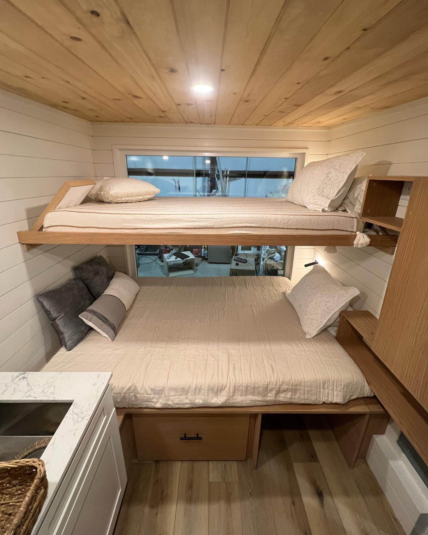 roam is a tiny room on wheels designed to offer everything needed for off grid adventures 6