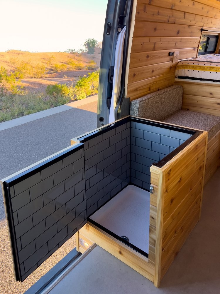 this sprinter camper van has all the bells and whistles for long term off grid living 12