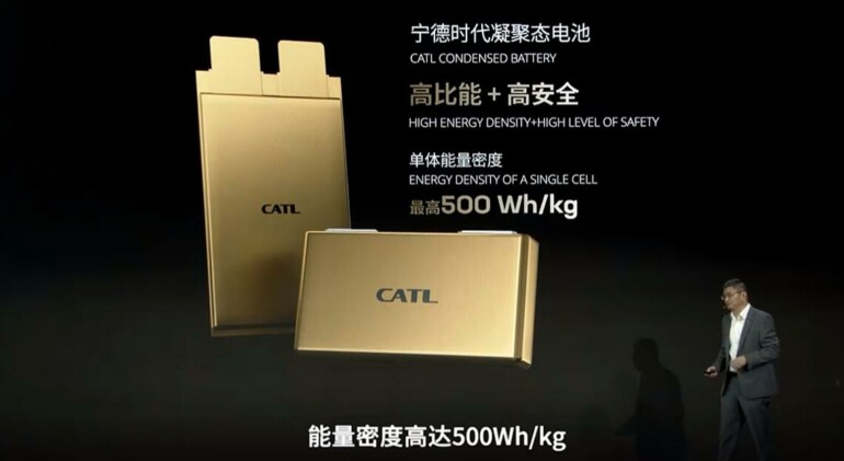 catl unveils condensed battery with an energy density of 500 wh kg 3