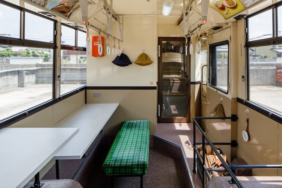 this refurbished city bus in japan is now a sauna on wheels that travels the country 3