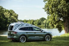 the skoda roadiaq is a high end all electric camper designed for the modern remote worker 21
