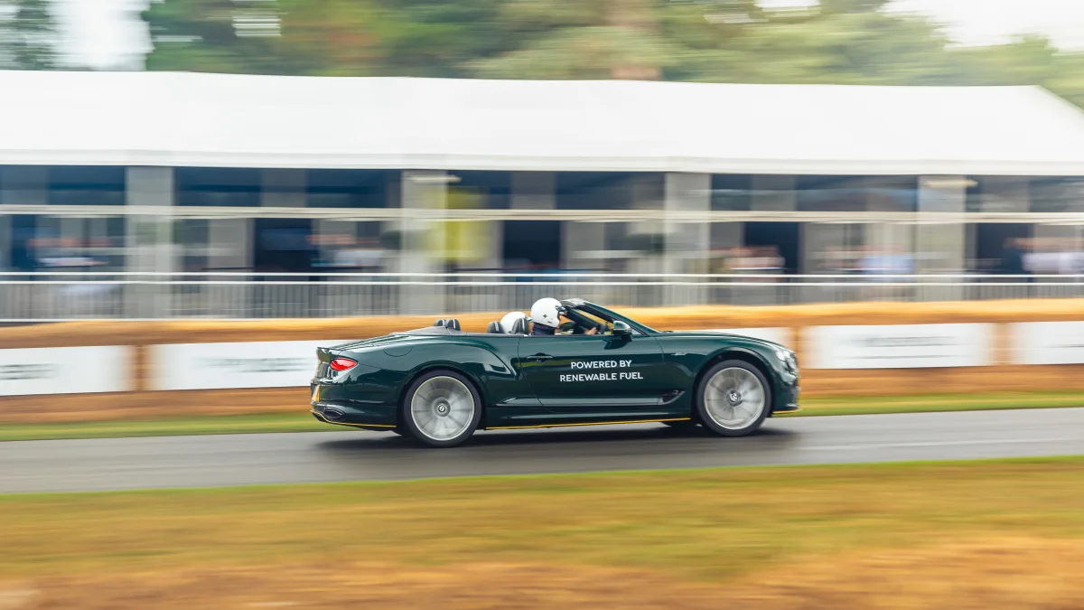 Bentley Continental GTC Biofuel Goodwood Festival of Speed