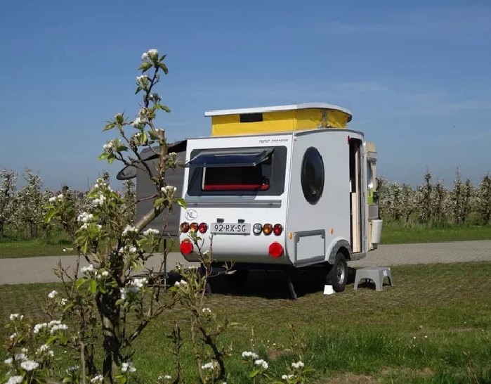 this remarkable hand built micro camper can rival any comparably sized off the shelf model 6