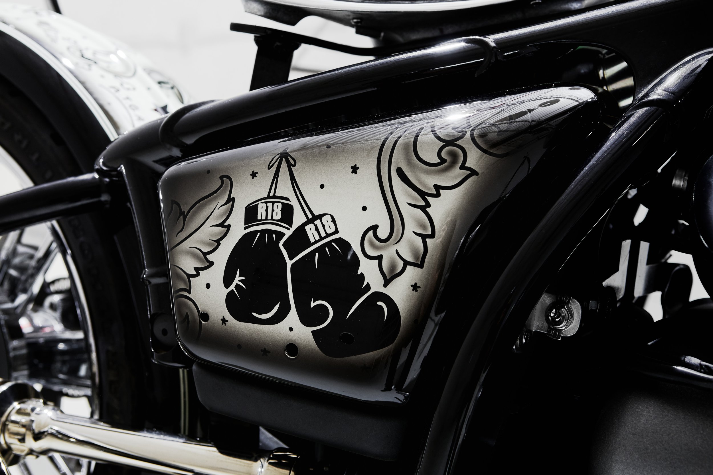 bmw r 18 el boxeador is a tattoo inspired custom chopper we cant get enough of 6