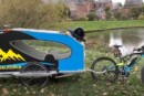 capsulbike the e bike trailer that has everything including kitchen and shower 5