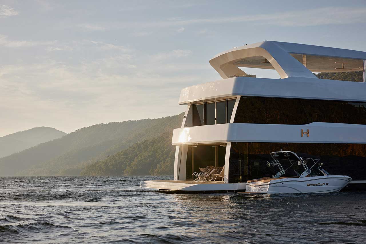 halcyon houseboat is a floating oasis of peace that fully connects with the elements 3