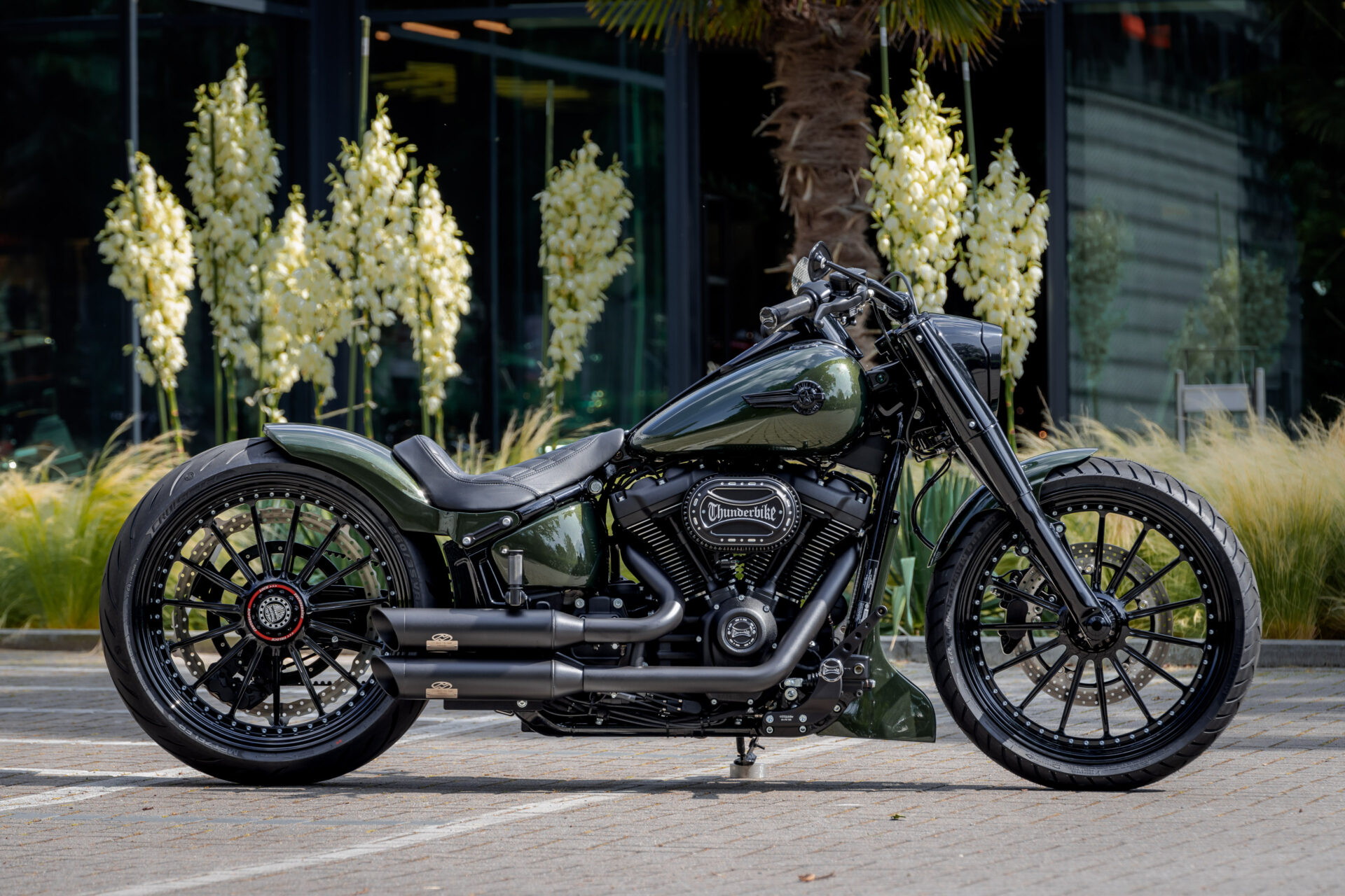 harley davidson green booster has a subtle mercedes amg connection 219261 1