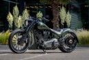 harley davidson green booster has a subtle mercedes amg connection 9