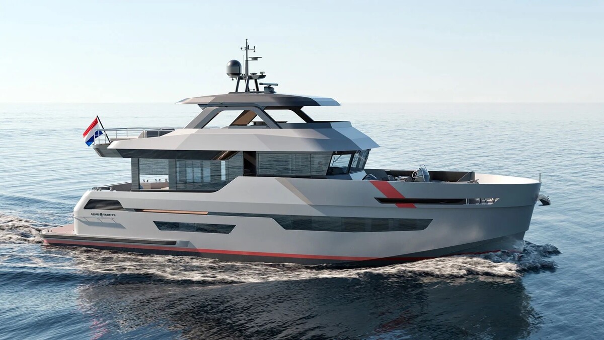 lynx yachts introduces customizable pocket superyacht that can anchor anywhere 1