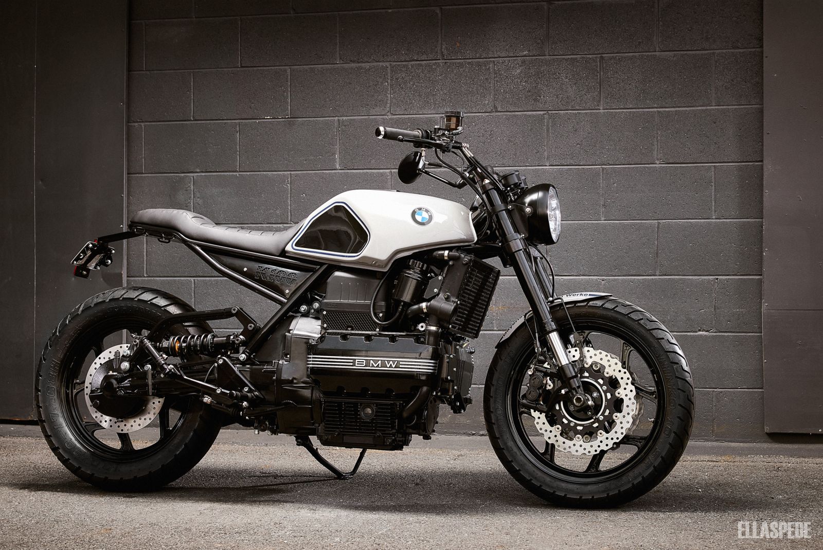 modified 1986 bmw k 100 has an understated look and heaps of modern componentry 20