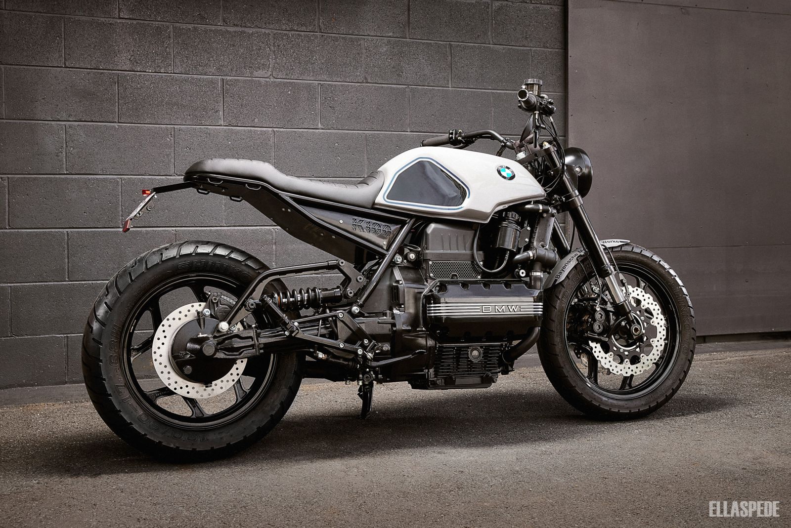 modified 1986 bmw k 100 has an understated look and heaps of modern componentry 4