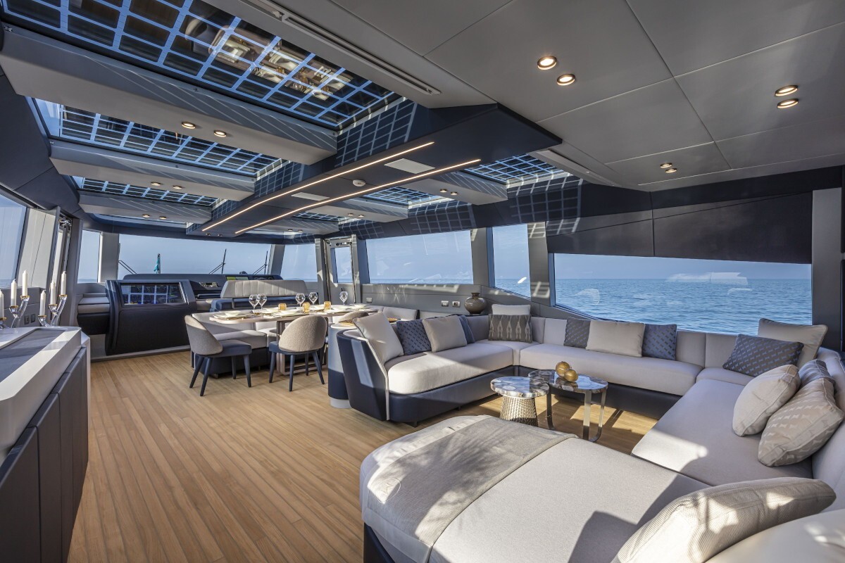 uk millionaires custom eco luxury yacht feels like a penthouse at sea 10