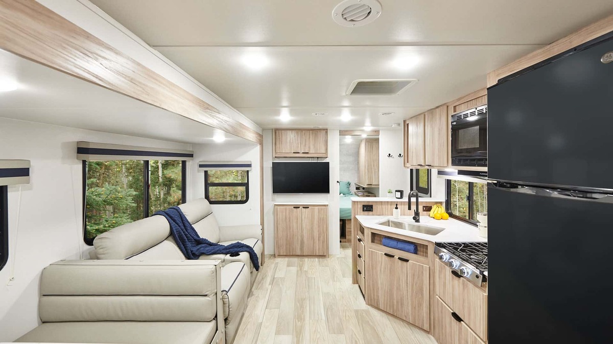 2024 winnebago access camper trailer interior 1