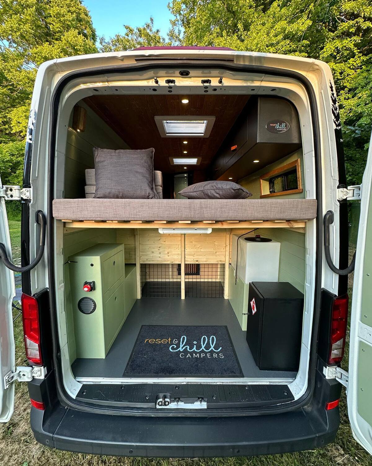 adventure never looked brighter than in the stylish onyx camper van conversion 11