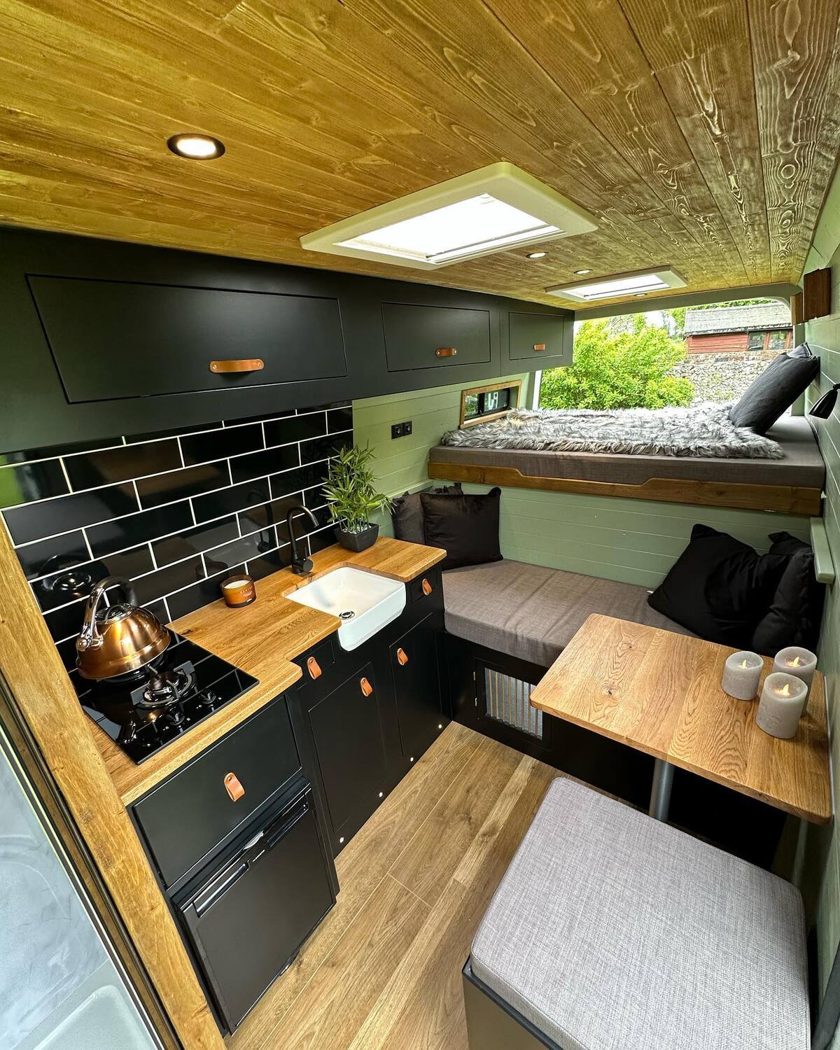 adventure never looked brighter than in the stylish onyx camper van conversion 7