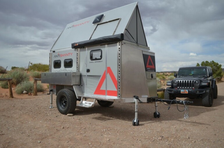 antishanty pro aims for ultralight tiny house but in off road capable trailer form 1