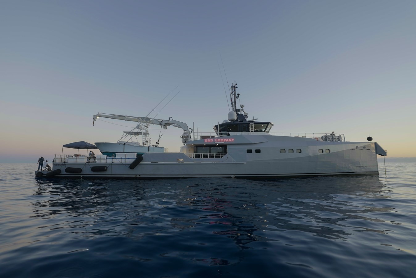 billionaires 15 million support yacht is part of an iconic sports fishing fleet 1