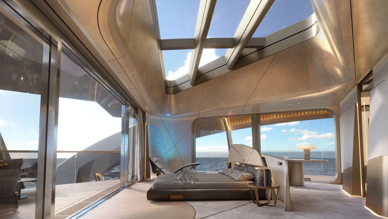 futuristic cat this is it looks like a deluxe villa on water even has secret garden 5
