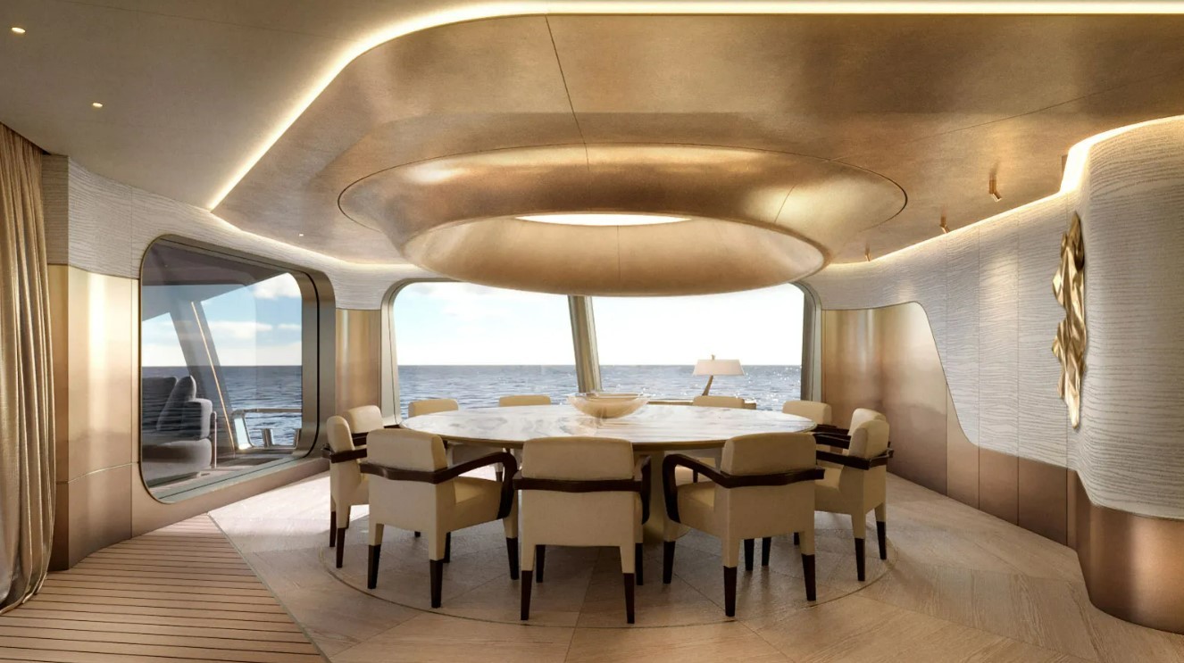 futuristic cat this is it looks like a deluxe villa on water even has secret garden 6