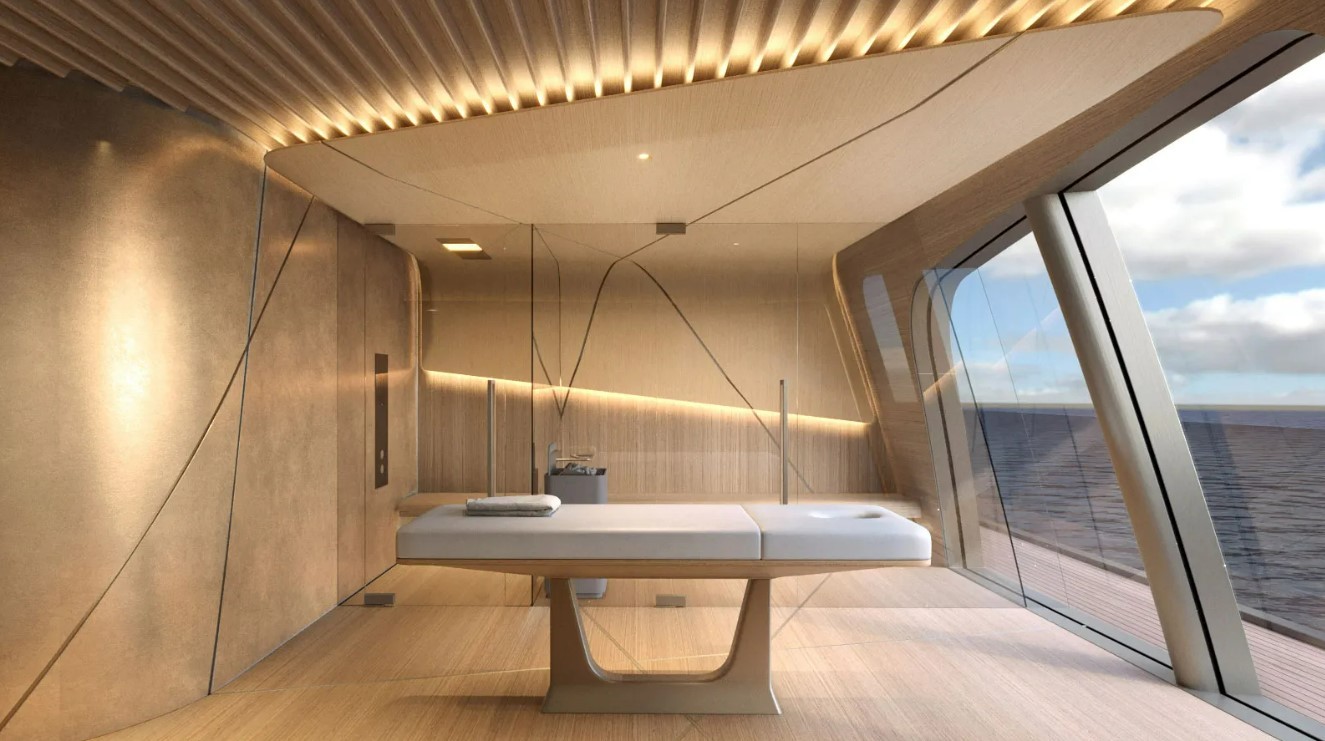 futuristic cat this is it looks like a deluxe villa on water even has secret garden 7