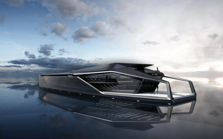 futuristic superyacht flame proposes luxury at sea but with a lighter conscience 1