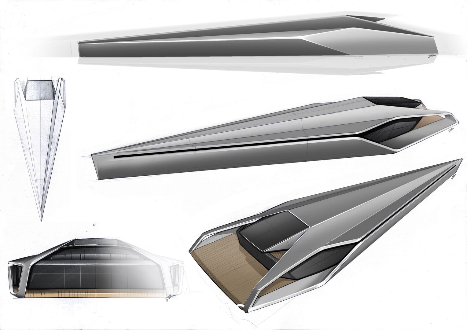 futuristic superyacht flame proposes luxury at sea but with a lighter conscience 8