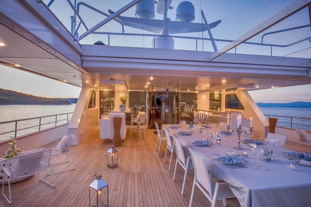 one of the best croatian superyachts boasts two identical master staterooms 12