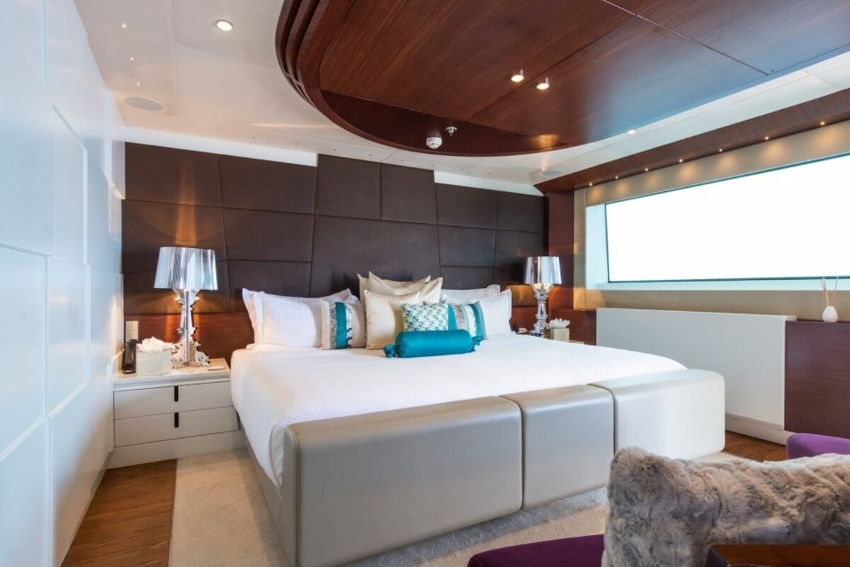 one of the best croatian superyachts boasts two identical master staterooms 20