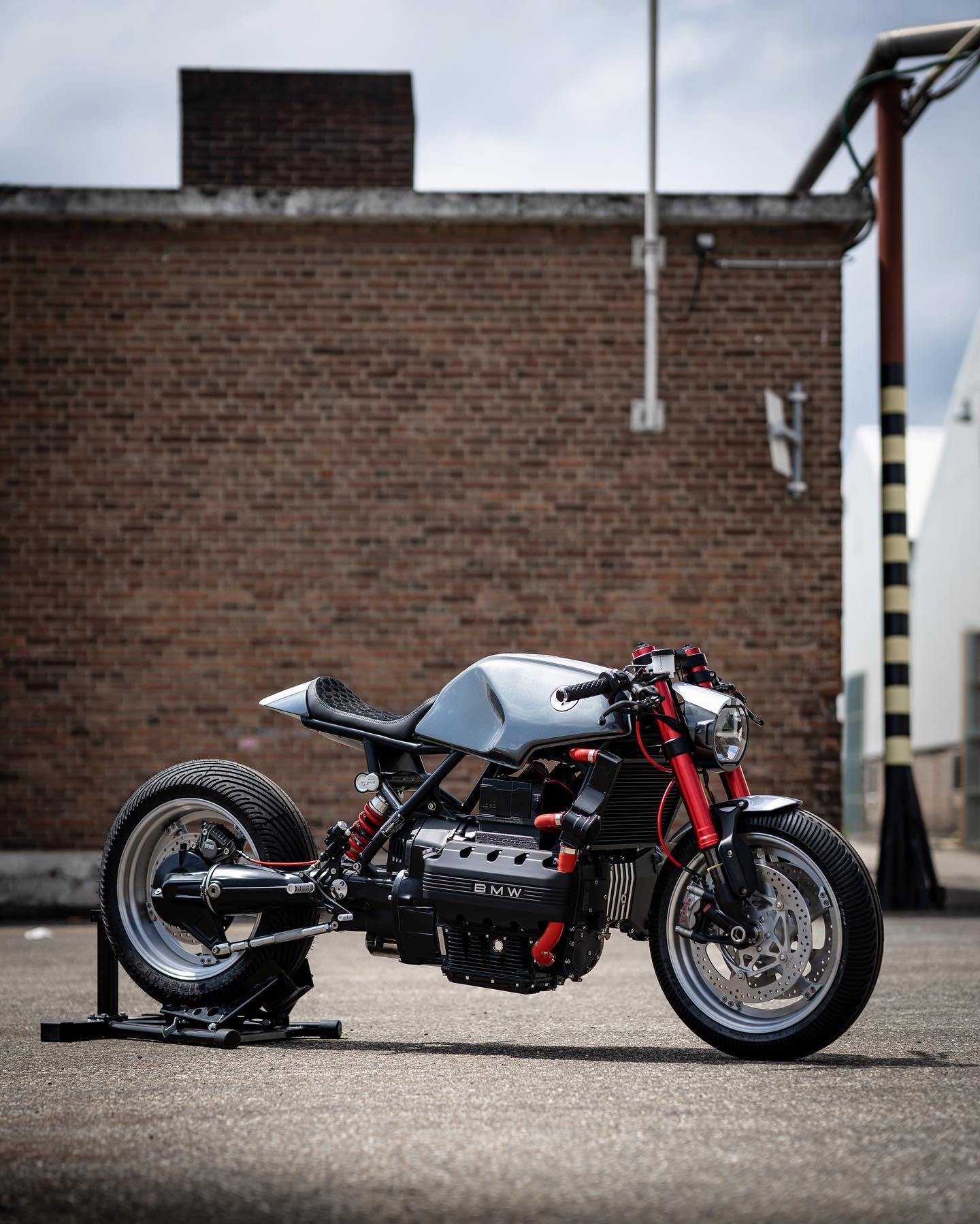 one off bmw k 1100 rs cafe racer matches futuristic looks with improved performance 1