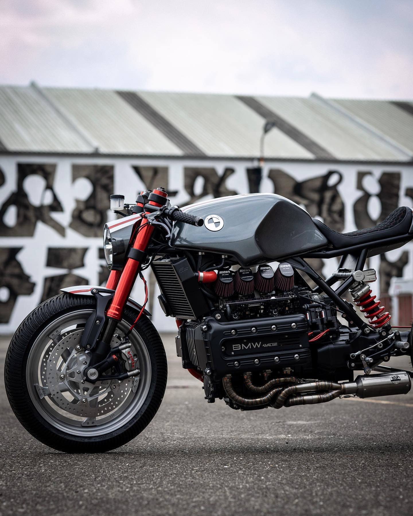 one off bmw k 1100 rs cafe racer matches futuristic looks with improved performance 9