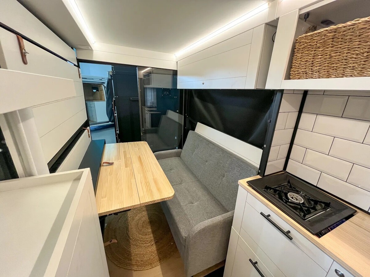 vancubic camper modules turn your cargo van into a modern house on wheels in just an hour 17